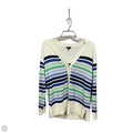 Cardigan By Talbots In Striped Pattern, Size: Mp