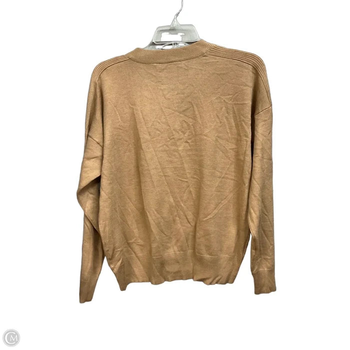 Cardigan By Time And Tru In Tan, Size: M