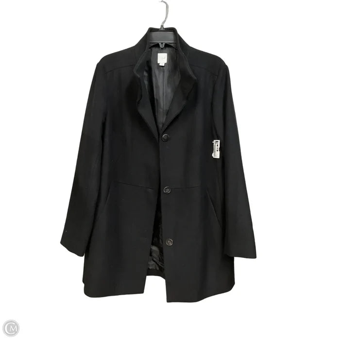 Coat Peacoat By J. Jill In Black, Size: M