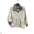 Coat Raincoat By Jm Collections In Tan, Size: S