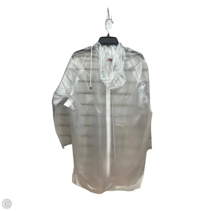 Coat Raincoat By Tommy Hilfiger In Clear, Size: L