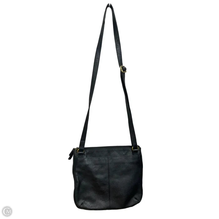 Crossbody Leather By Fossil, Size: Medium
