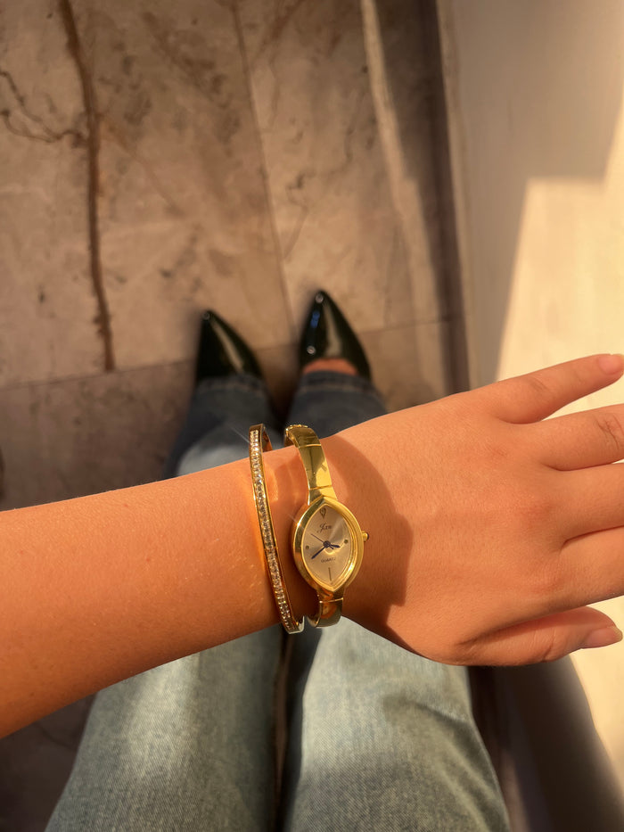 Cuff style watch