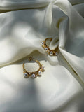 Daisy Pearl Hoops