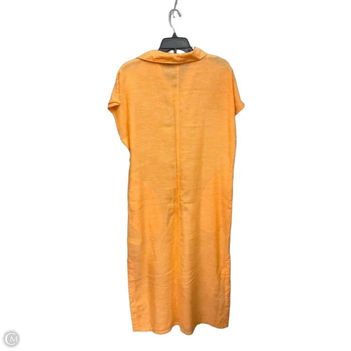 Dress Casual Maxi By Tahari In Orange, Size: S