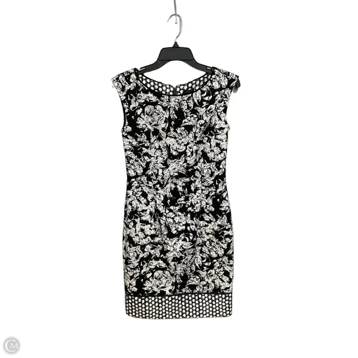 Dress Casual Midi By Ann Taylor In Black & White, Size: Xs