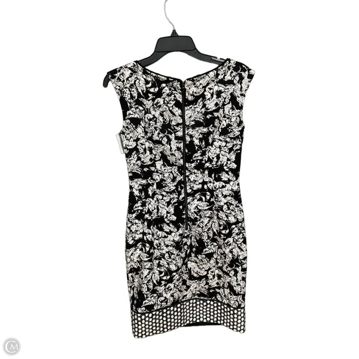 Dress Casual Midi By Ann Taylor In Black & White, Size: Xs