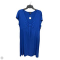Dress Casual Midi By Banana Republic In Blue, Size: Xl