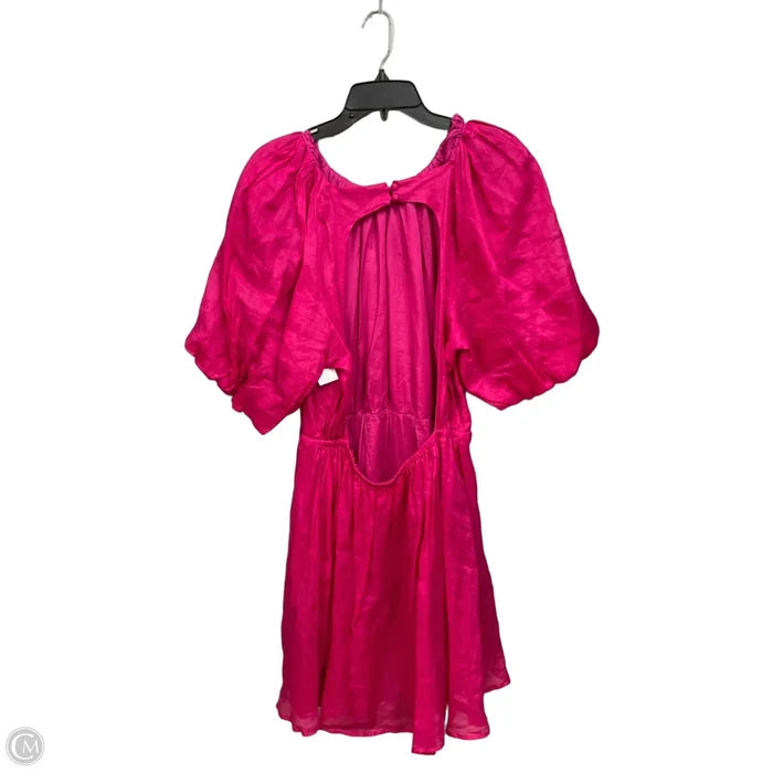 Dress Casual Midi By Banana Republic In Pink, Size: L