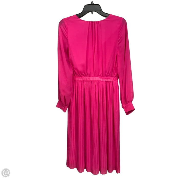 Dress Casual Midi By Banana Republic In Pink, Size: Xs