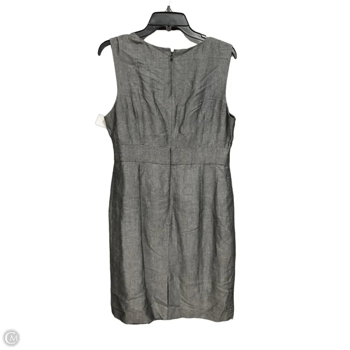 Dress Casual Midi By Calvin Klein In Grey, Size: L