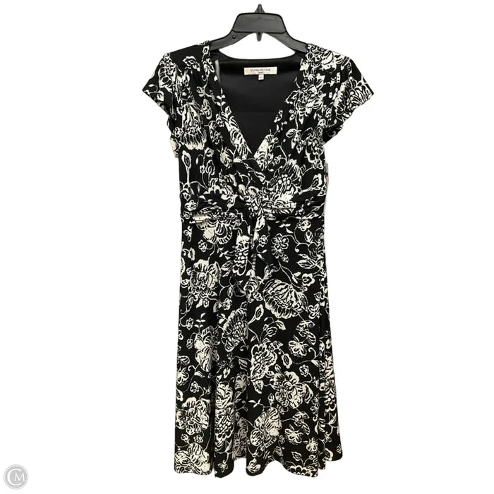 Dress Casual Midi By Evan-picone In Floral Print, Size: M