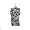 Dress Casual Midi By H&m In Black & Cream, Size: S