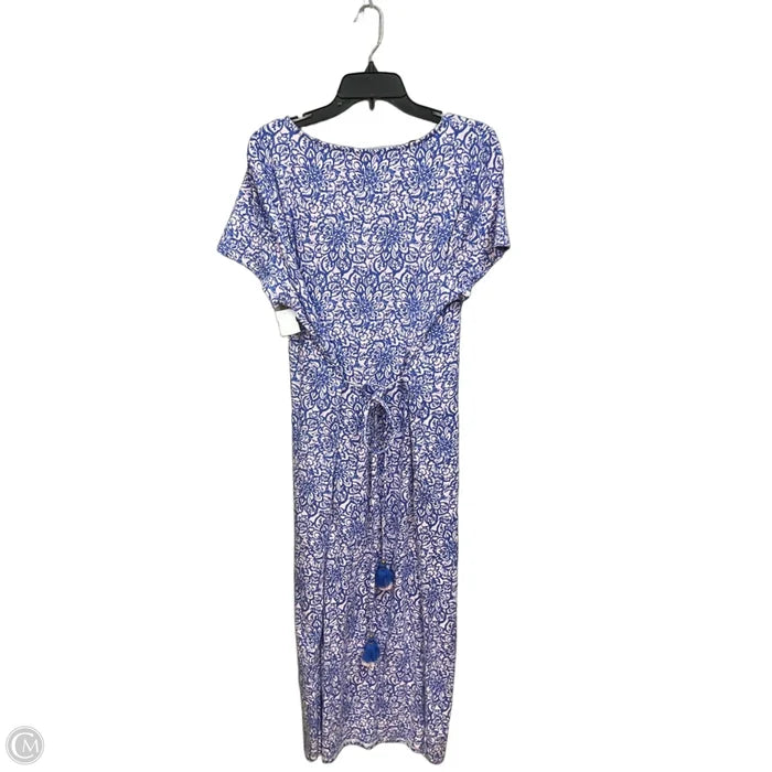 Dress Casual Midi By J. Jill In Floral Print, Size: Xl
