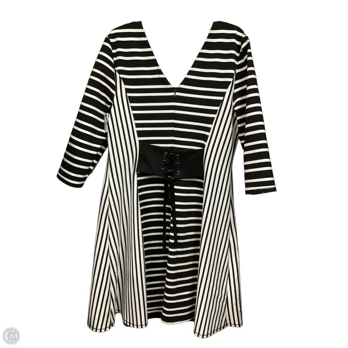 Dress Casual Midi By Lane Bryant In Striped Pattern, Size: 2x