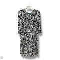 Dress Casual Midi By Lauren By Ralph Lauren In Blue & White, Size: 2x