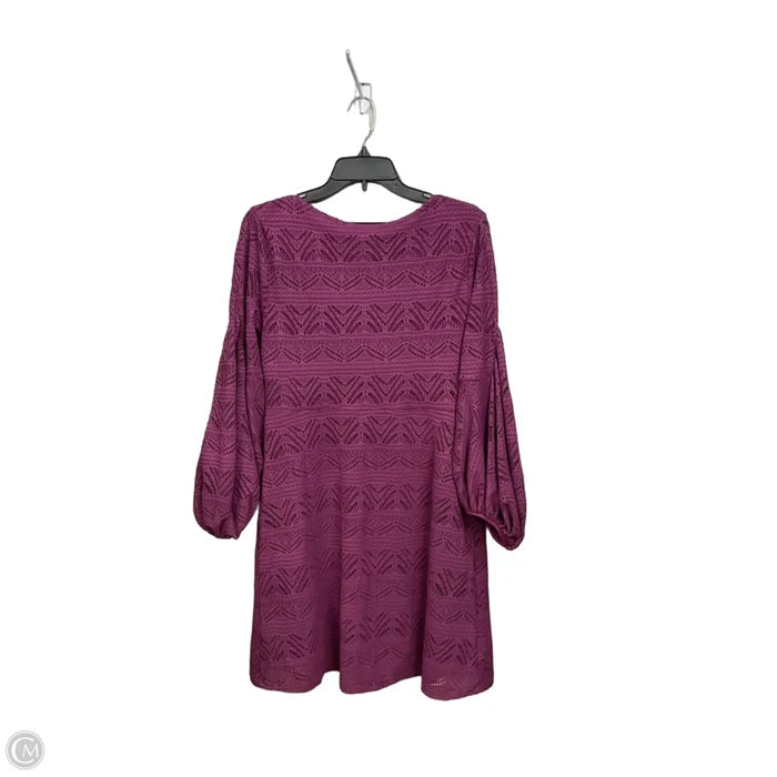 Dress Casual Midi By Maeve In Purple, Size: S