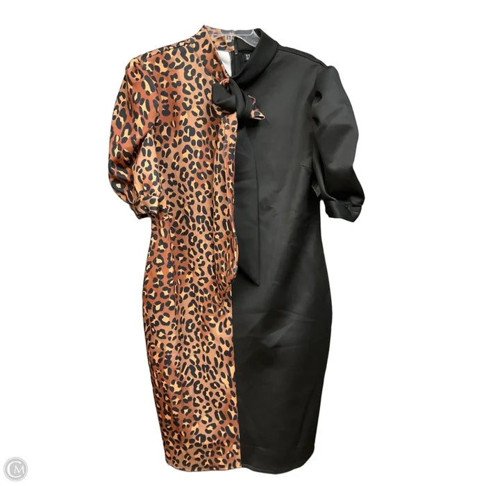 Dress Casual Midi By New York And Co In Multi-colored, Size: Xxl