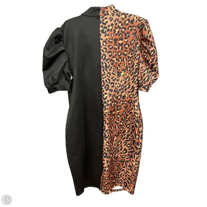 Dress Casual Midi By New York And Co In Multi-colored, Size: Xxl