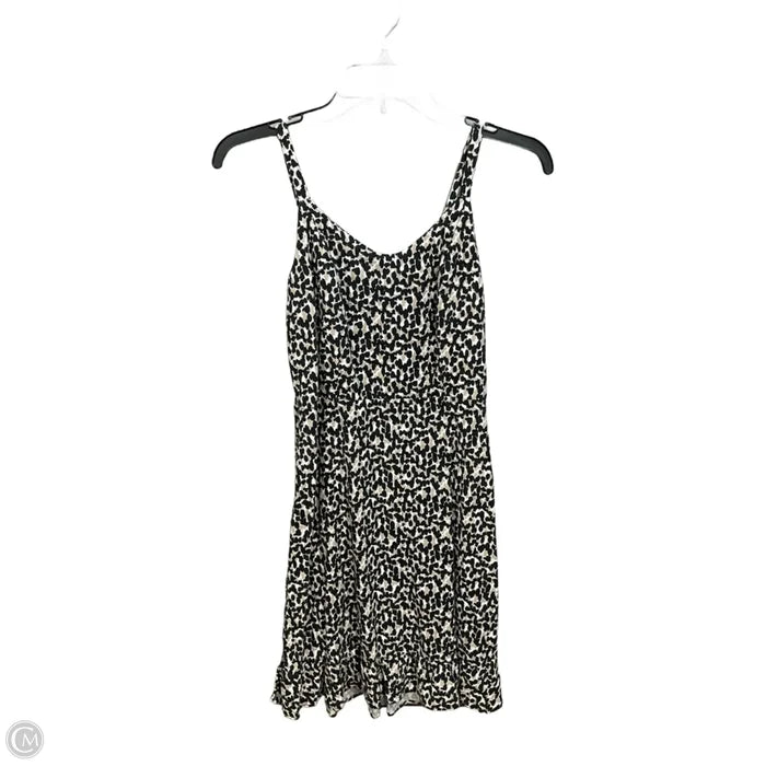 Dress Casual Midi By Old Navy In Black & Tan, Size: Xs