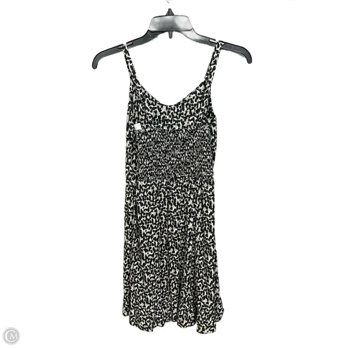 Dress Casual Midi By Old Navy In Black & Tan, Size: Xs