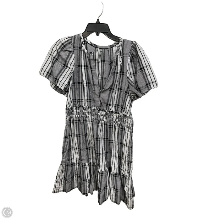 Dress Casual Short By Anthropologie In Checkered Pattern, Size: M
