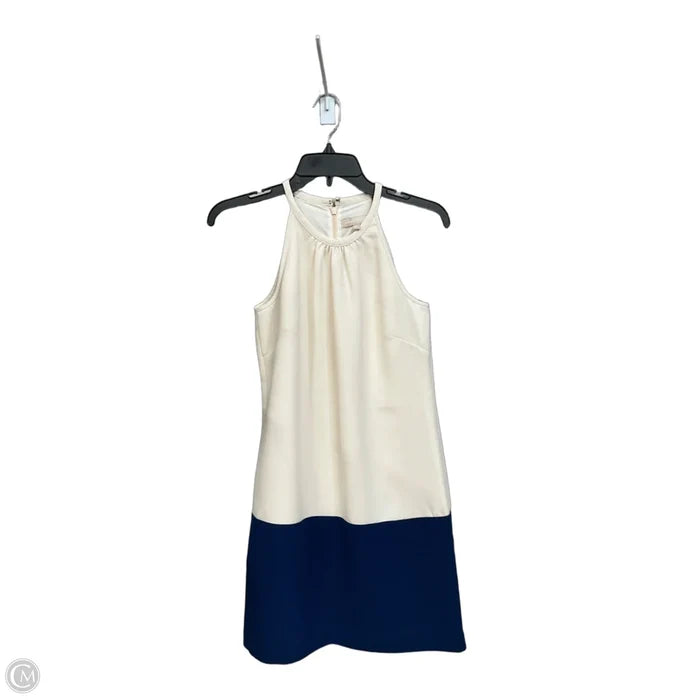 Dress Casual Short By Banana Republic In Blue & Cream, Size: Xsp