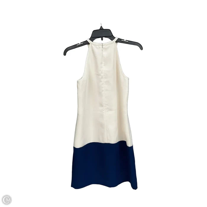 Dress Casual Short By Banana Republic In Blue & Cream, Size: Xsp