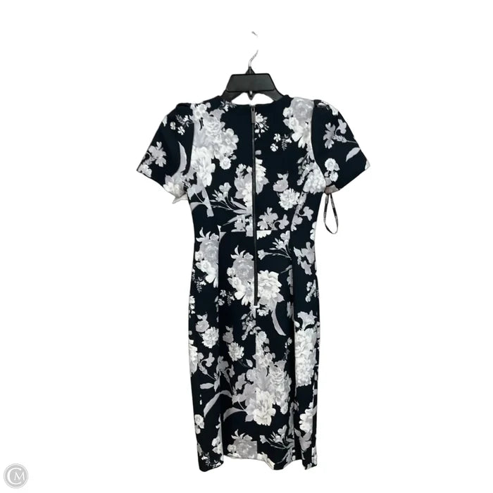 Dress Casual Short By Calvin Klein In Floral Print, Size: Xsp