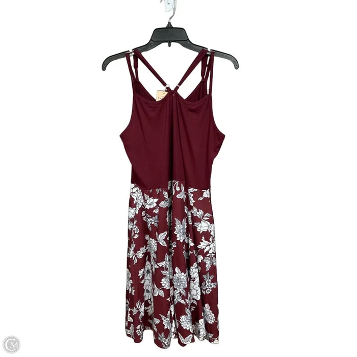 Dress Casual Short By Clothes Mentor In Floral Print, Size: Xl
