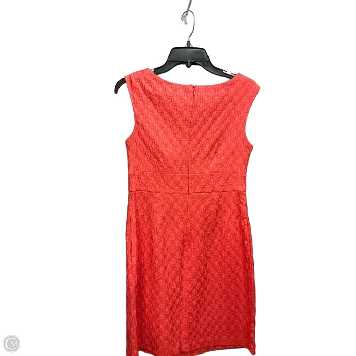 Dress Casual Short By Dressbarn In Coral, Size: M