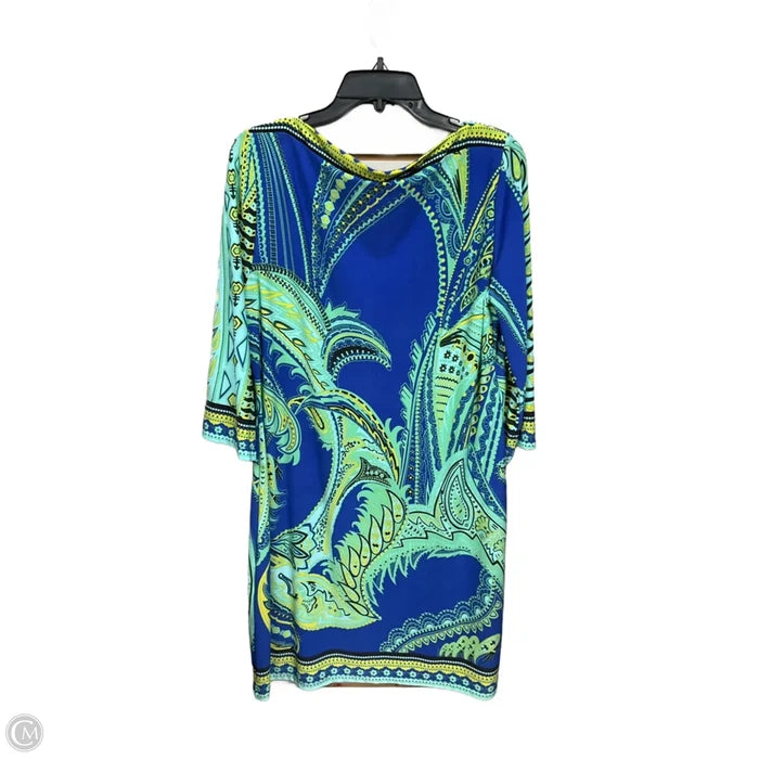Dress Casual Short By Eci In Paisley Print, Size: Xl