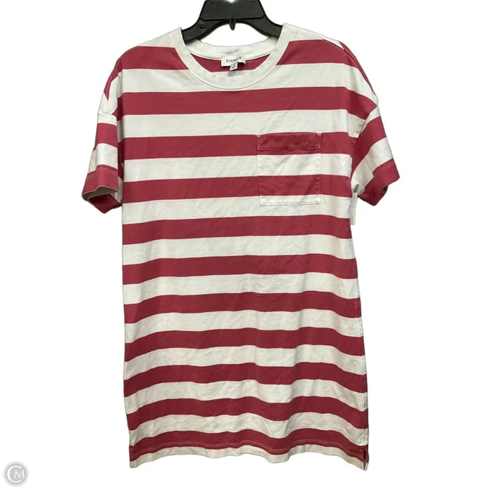 Dress Casual Short By Evereve In Striped Pattern, Size: M