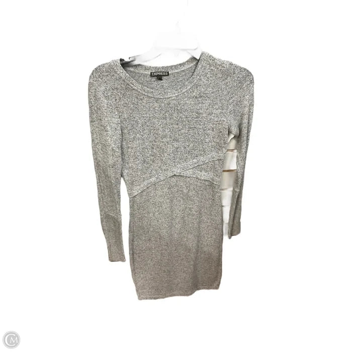Dress Casual Short By Express In Grey, Size: Xs
