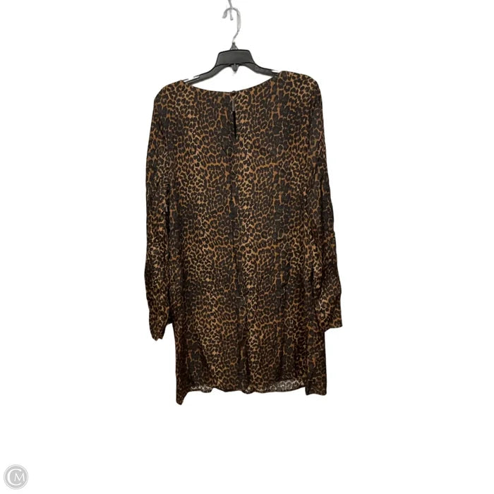 Dress Casual Short By Gap In Animal Print, Size: L