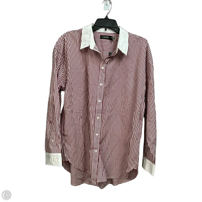 Dress Casual Short By Lauren By Ralph Lauren In Striped Pattern, Size: Xl
