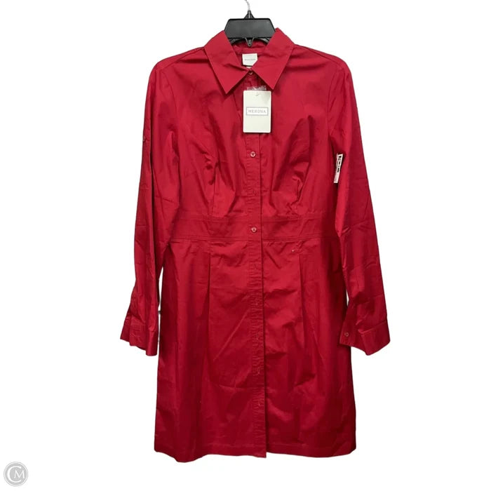 Dress Casual Short By Merona In Red, Size: S