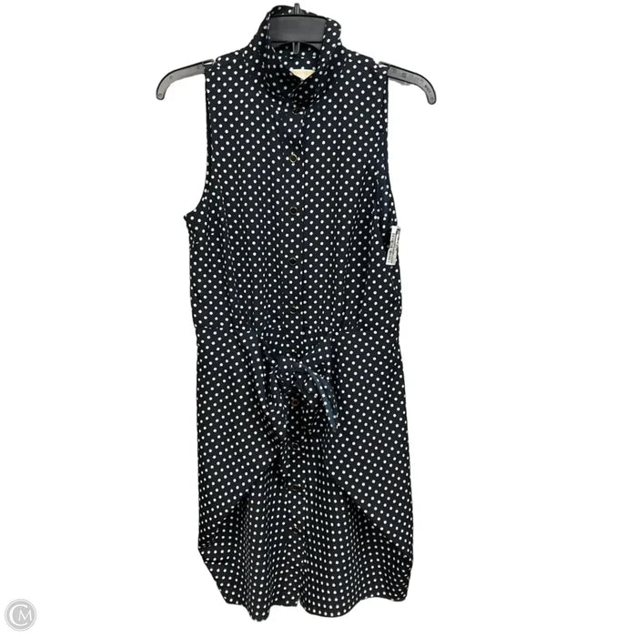 Dress Casual Short By Michael By Michael Kors In Polkadot Pattern, Size: S