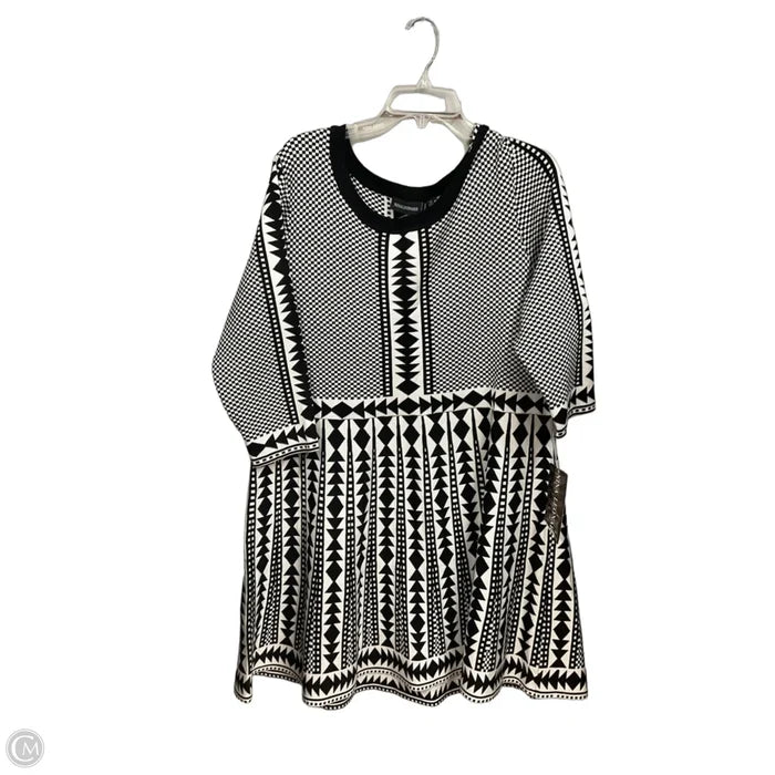 Dress Casual Short By Nina Leonard In Multi-colored, Size: 3x