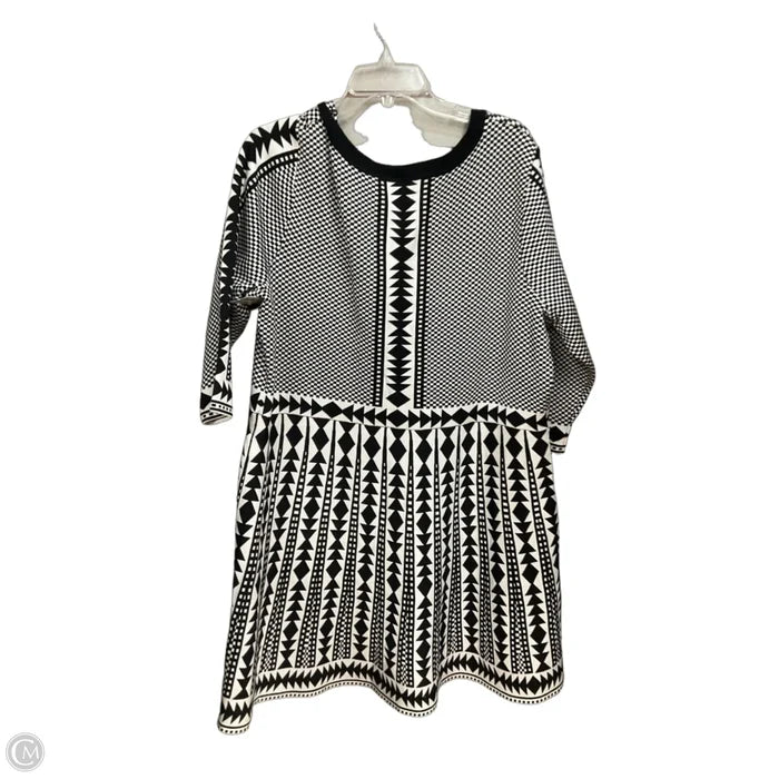 Dress Casual Short By Nina Leonard In Multi-colored, Size: 3x