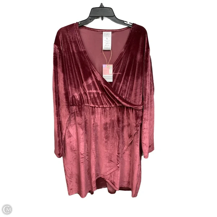Dress Casual Short By Serra In Mauve, Size: Xl