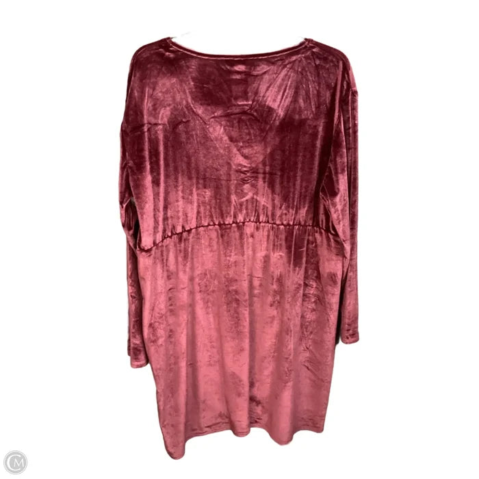 Dress Casual Short By Serra In Mauve, Size: Xl