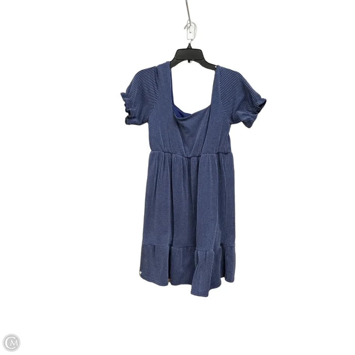Dress Casual Short By Simply Southern In Blue, Size: S