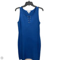 Dress Designer By St. John In Blue & Silver, Size: S