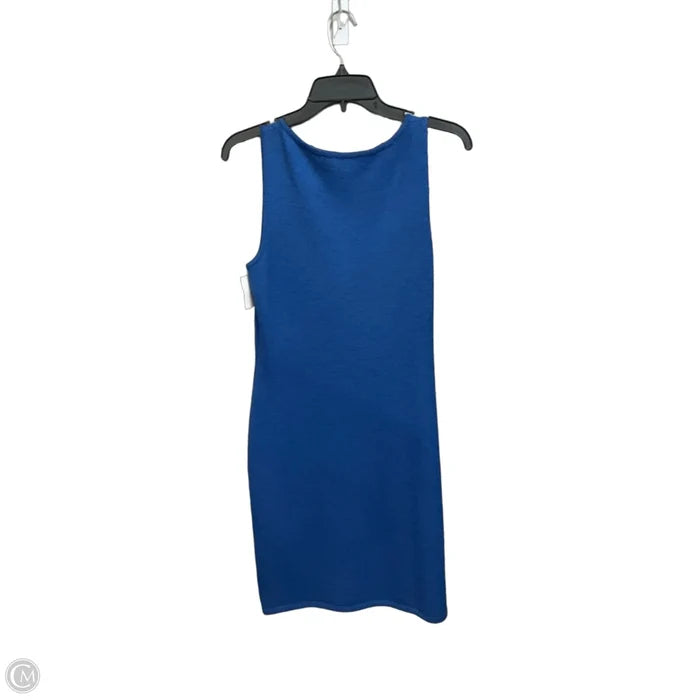 Dress Designer By St. John In Blue & Silver, Size: S