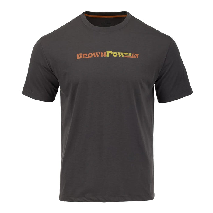 Flylow Men's Brown Pow T-Shirt Black - Comor - Go Play Outside