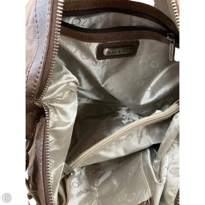Handbag Leather By Clothes Mentor, Size: Large