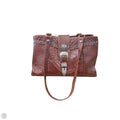 Handbag Leather By Cma, Size: Medium