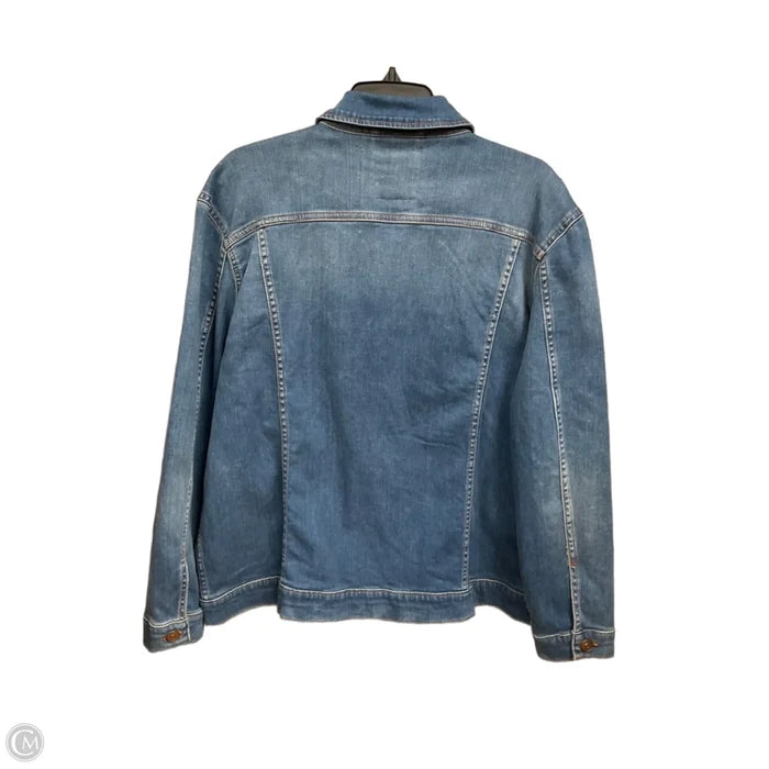 Jacket Denim By Bagatelle In Blue Denim, Size: Xl