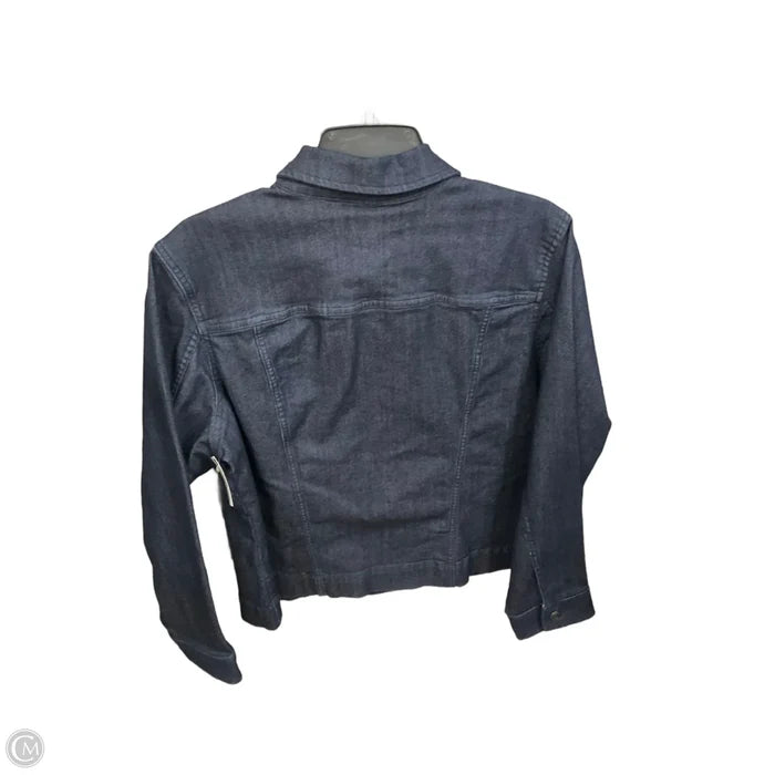 Jacket Denim By Croft And Barrow In Blue Denim, Size: Xlp